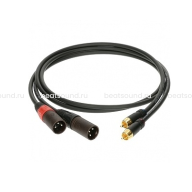 KLOTZ AL-RM0300 кабель акустический RCA-XLRm, 3м